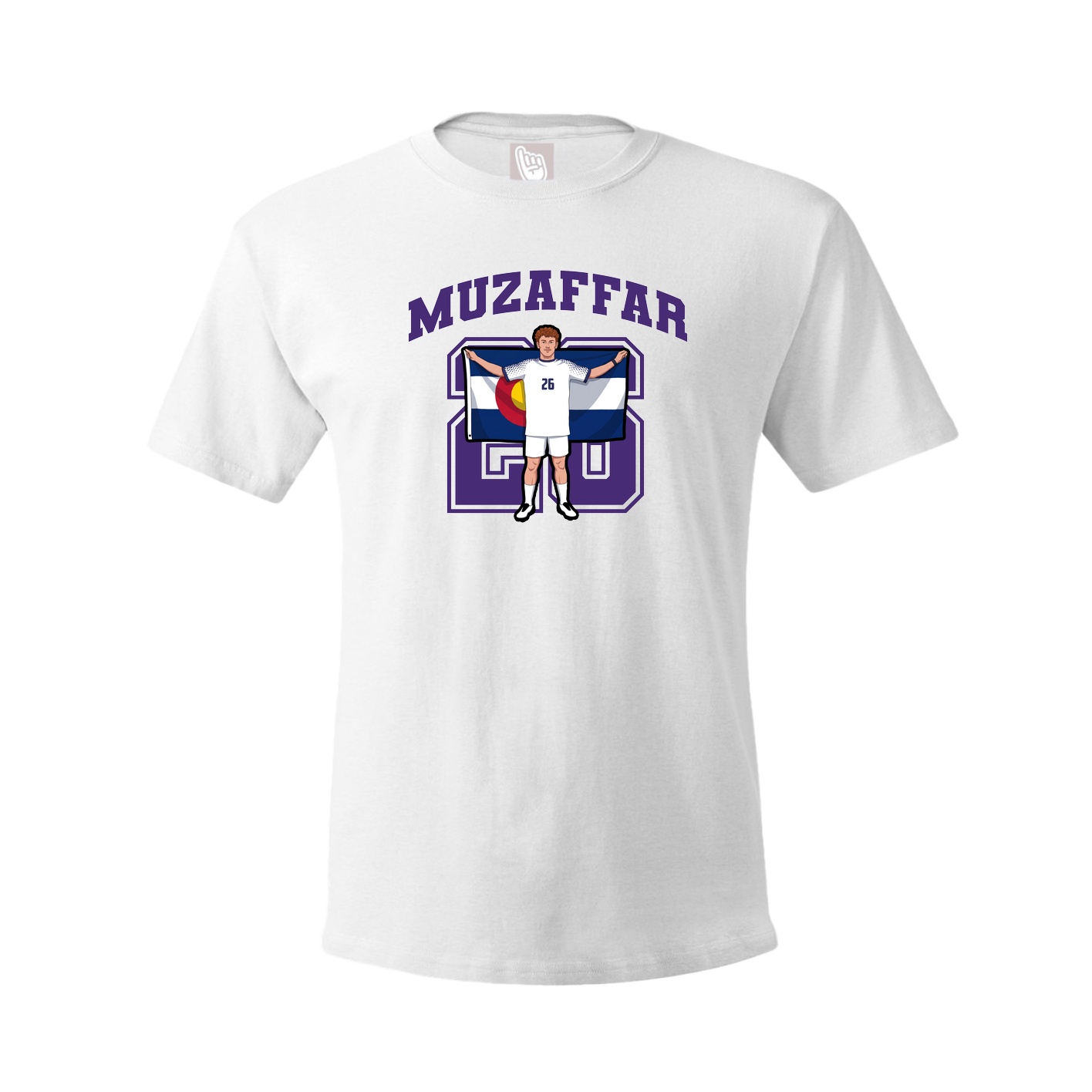 Tee — Number in White