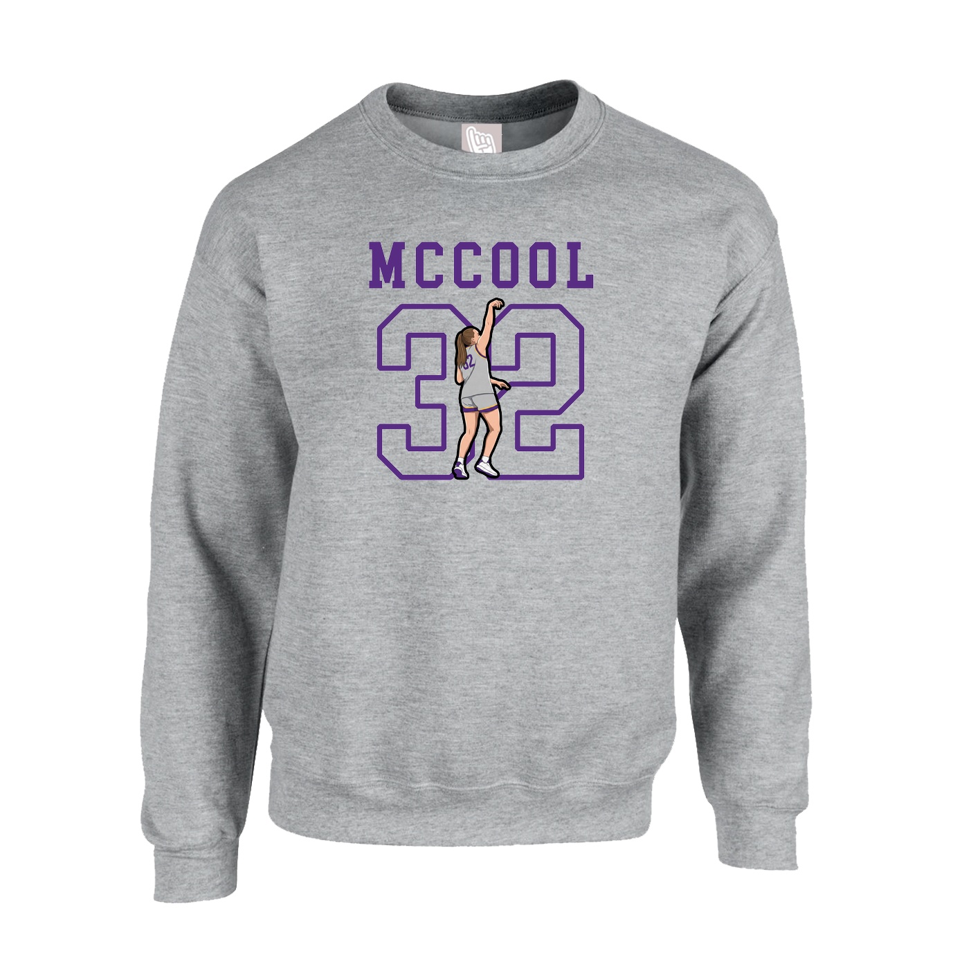 Fleece Crew — Shirsey in Grey