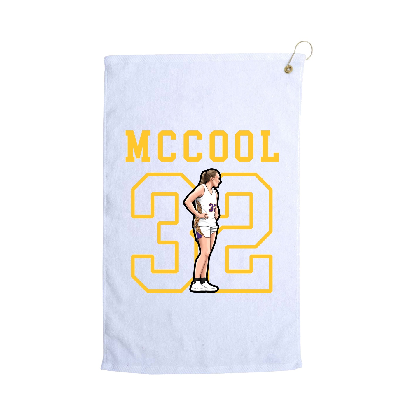 Golf Towel — Shirsey in White
