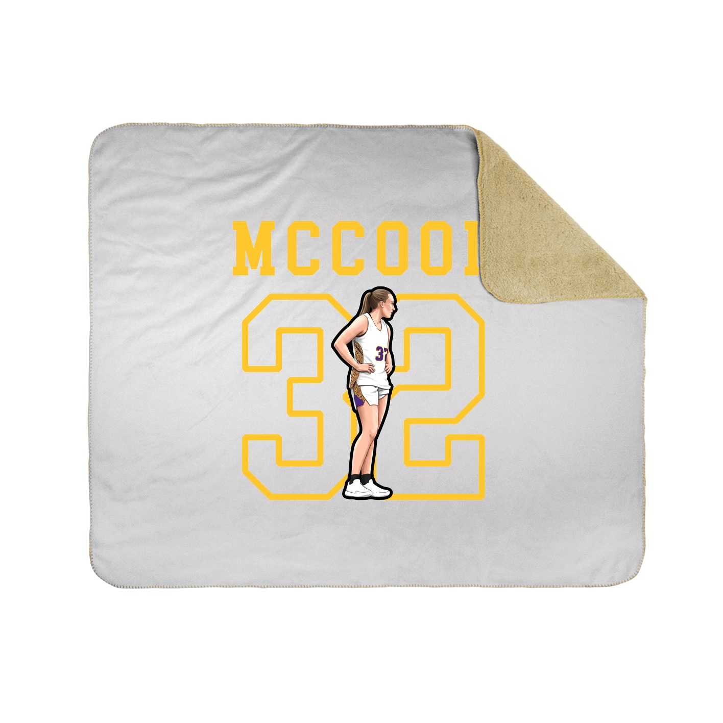 Throw Blanket — Shirsey in White