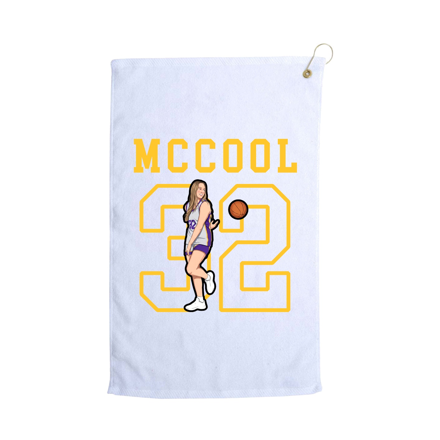 Golf Towel — Shirsey in White