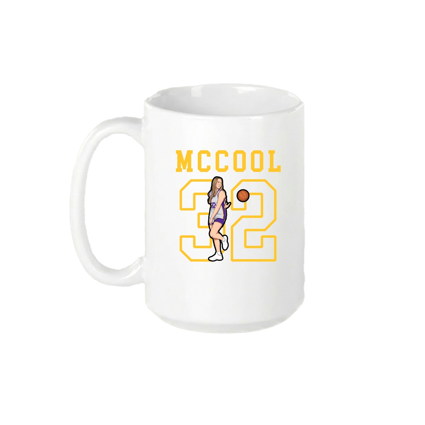 15oz Coffee Mug — Shirsey in White