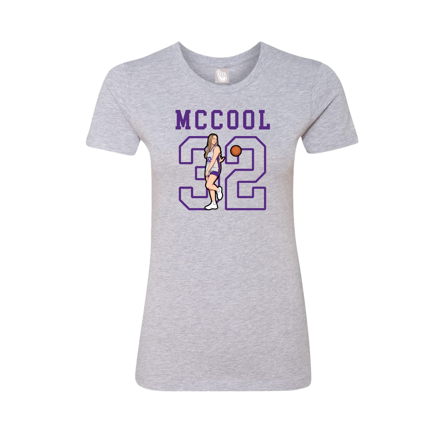 Fitted Women's Tee — Shirsey in Grey
