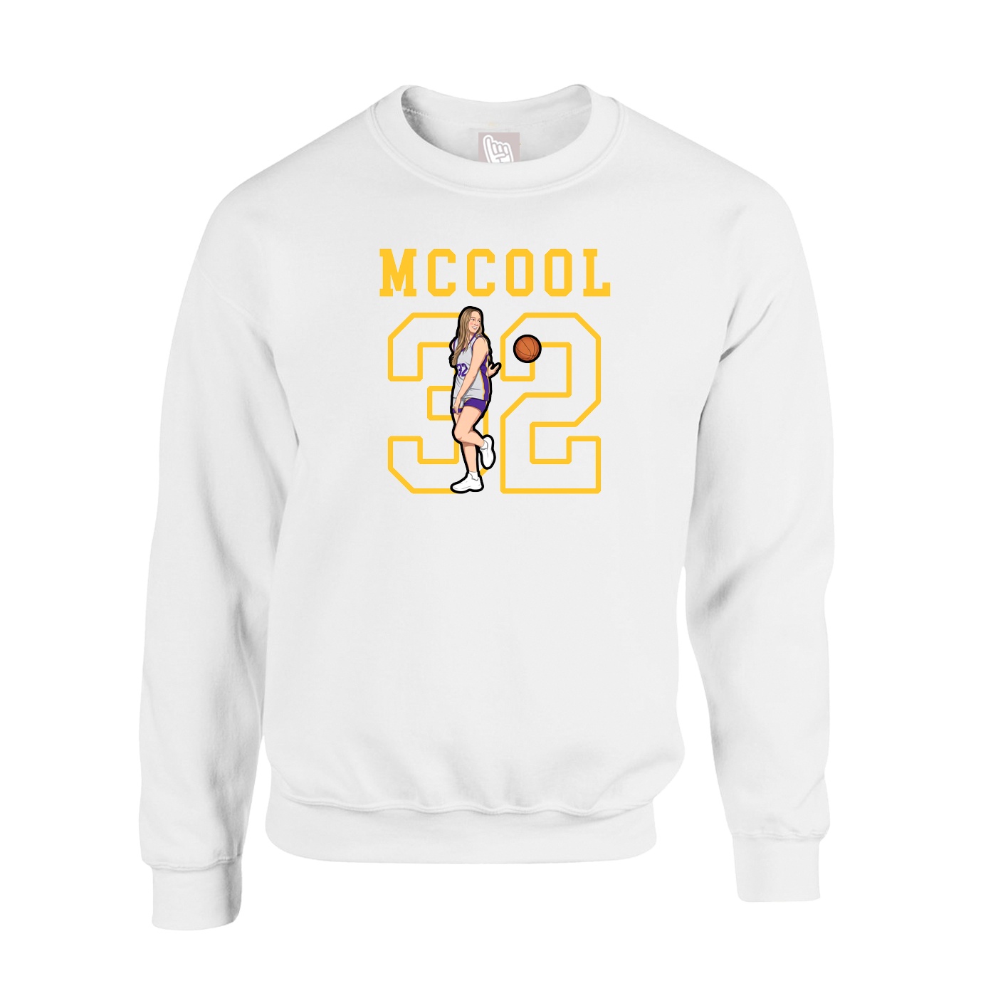 Fleece Crew — Shirsey in White