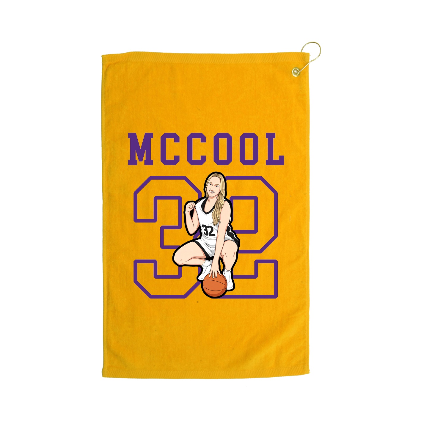 Golf Towel — Shirsey in Gold