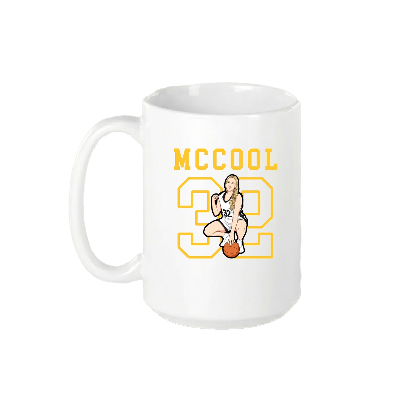 15oz Coffee Mug — Shirsey in White