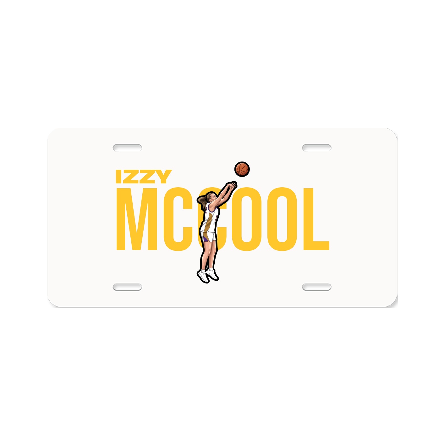 License Plate — Player Name in Classic