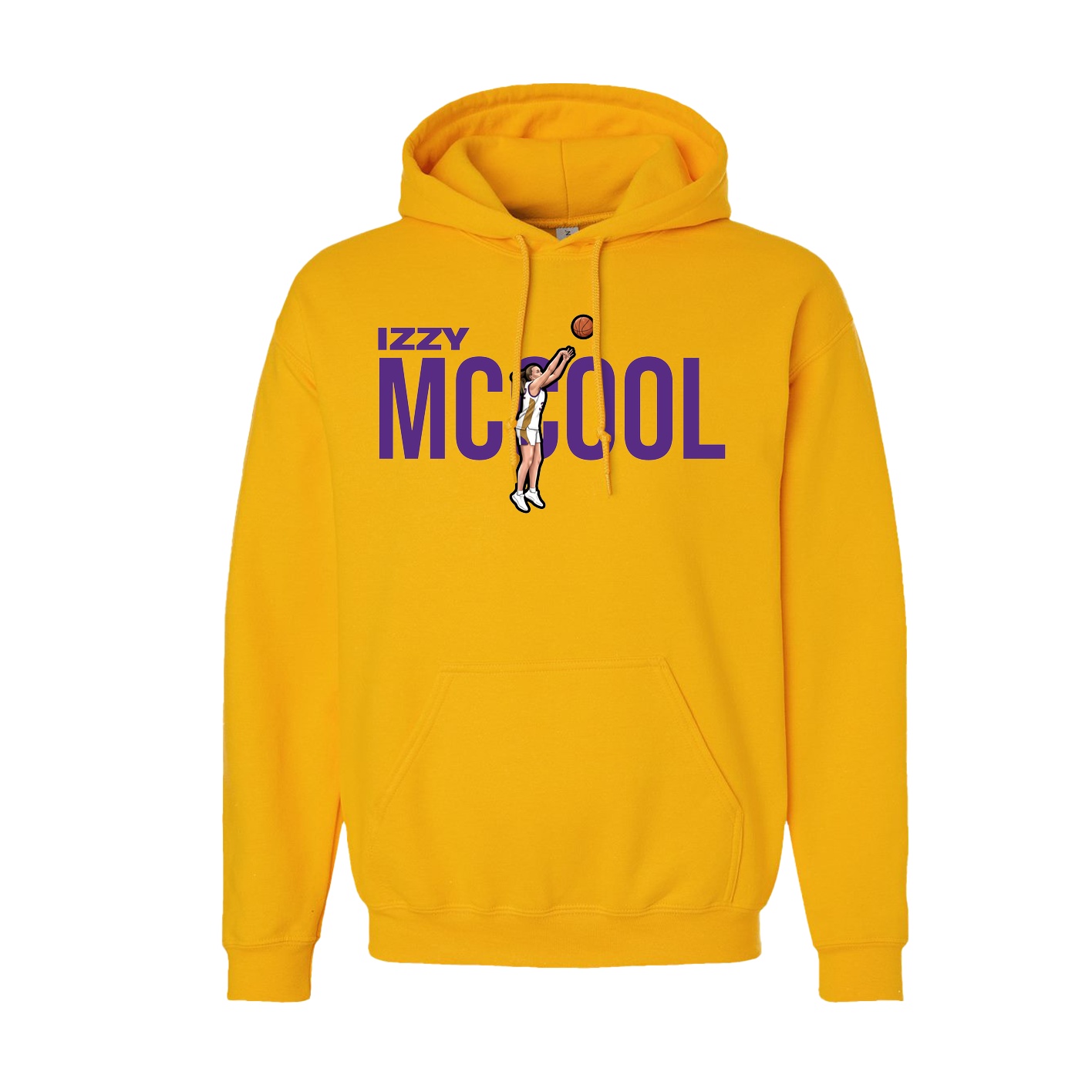 Hoodie — Player Name in Gold