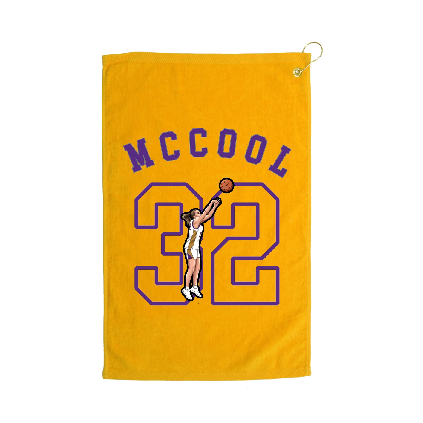 Golf Towel — Shirsey Arch in Gold