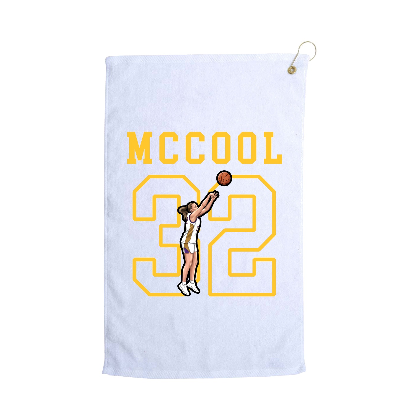 Golf Towel — Shirsey in White