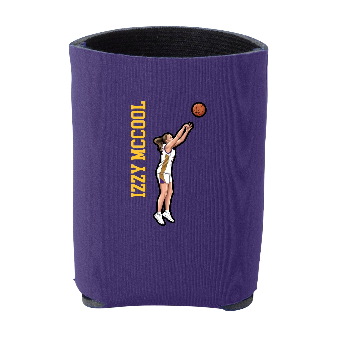 Can Holder — Name Vertical in Purple