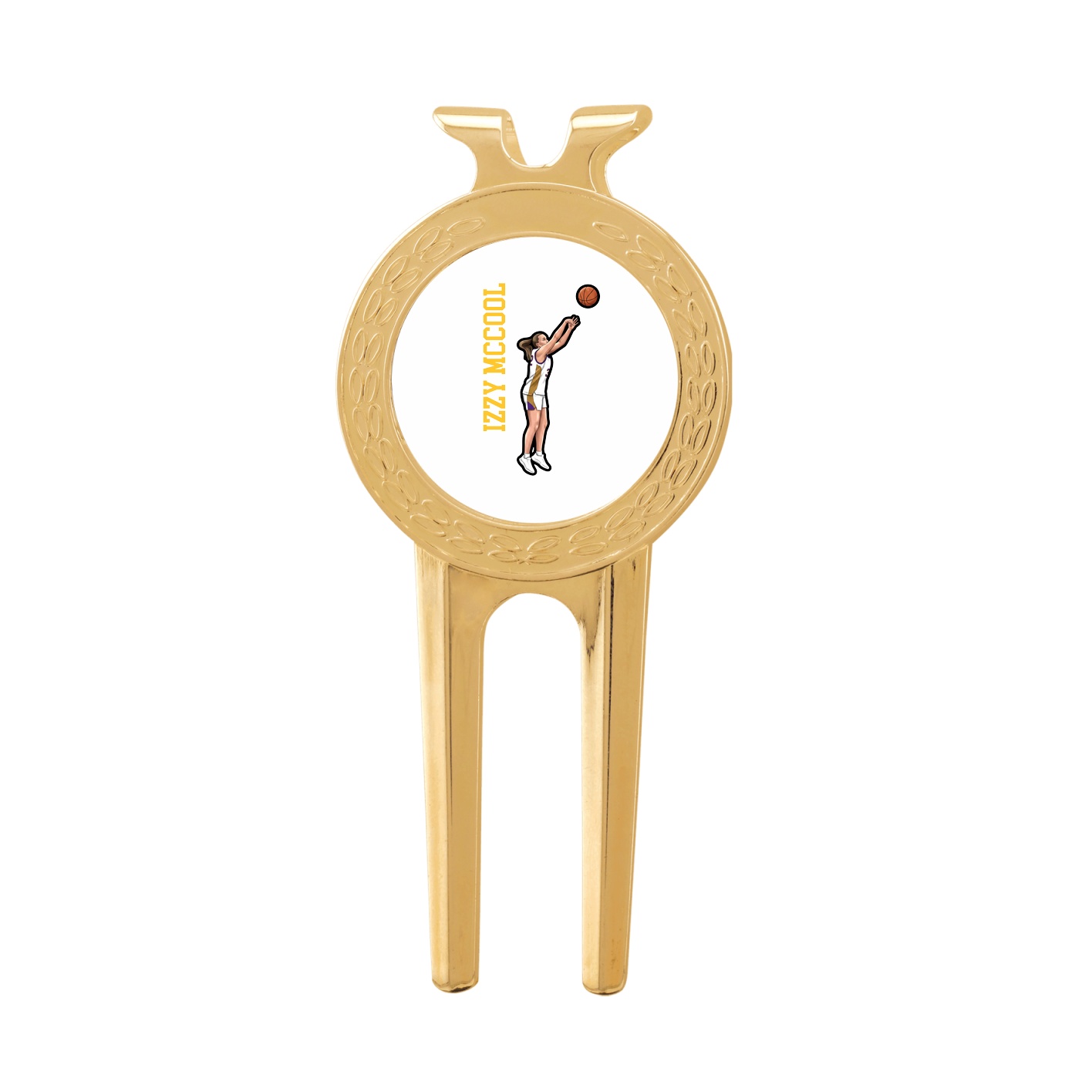 Divot Tool with Ball Marker — Name Vertical in Classic
