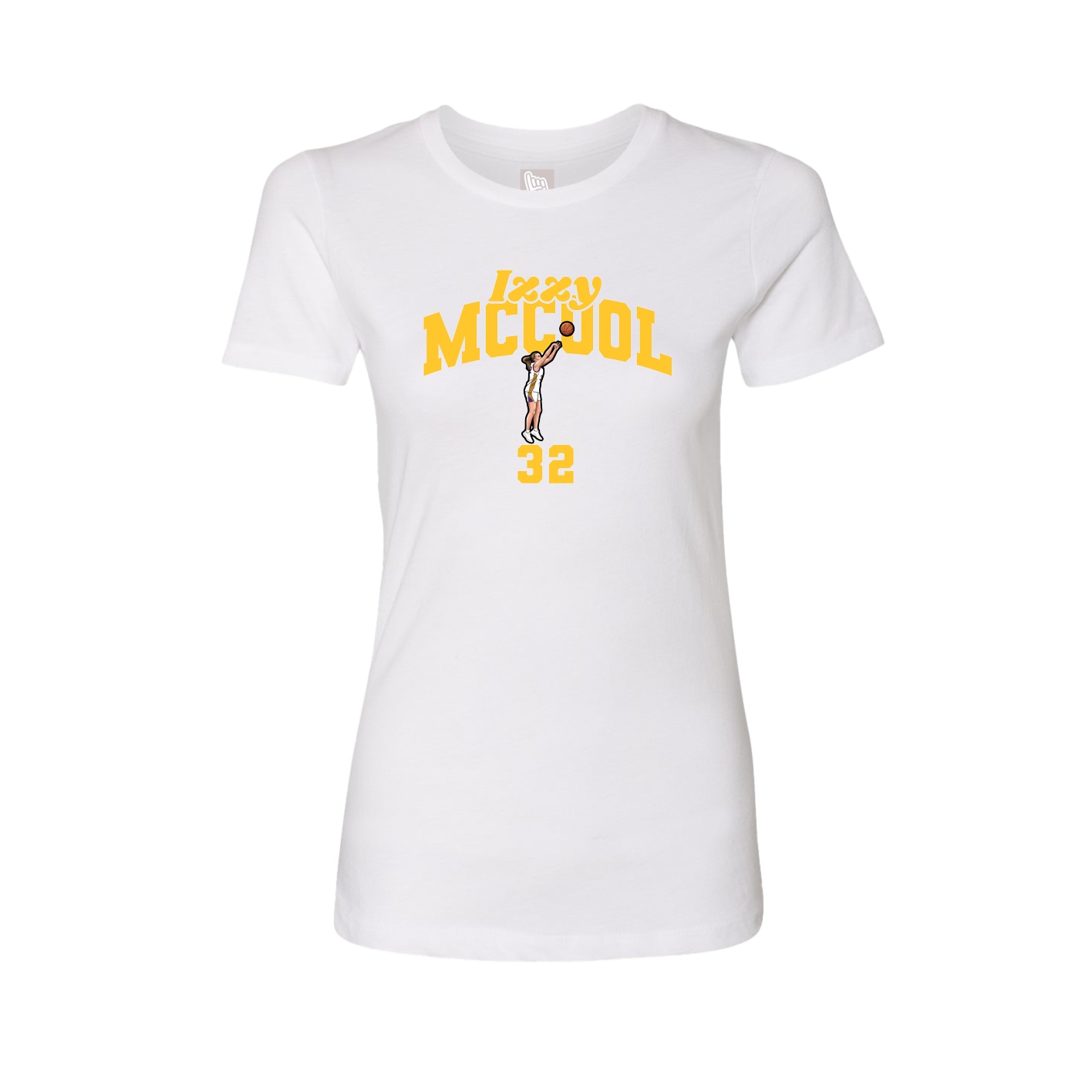 Womens Tee — Signature Arch in White