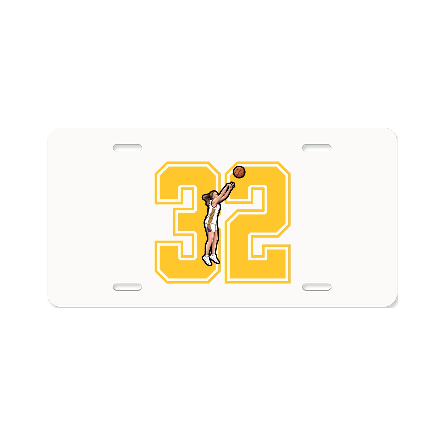 License Plate — Number in Classic