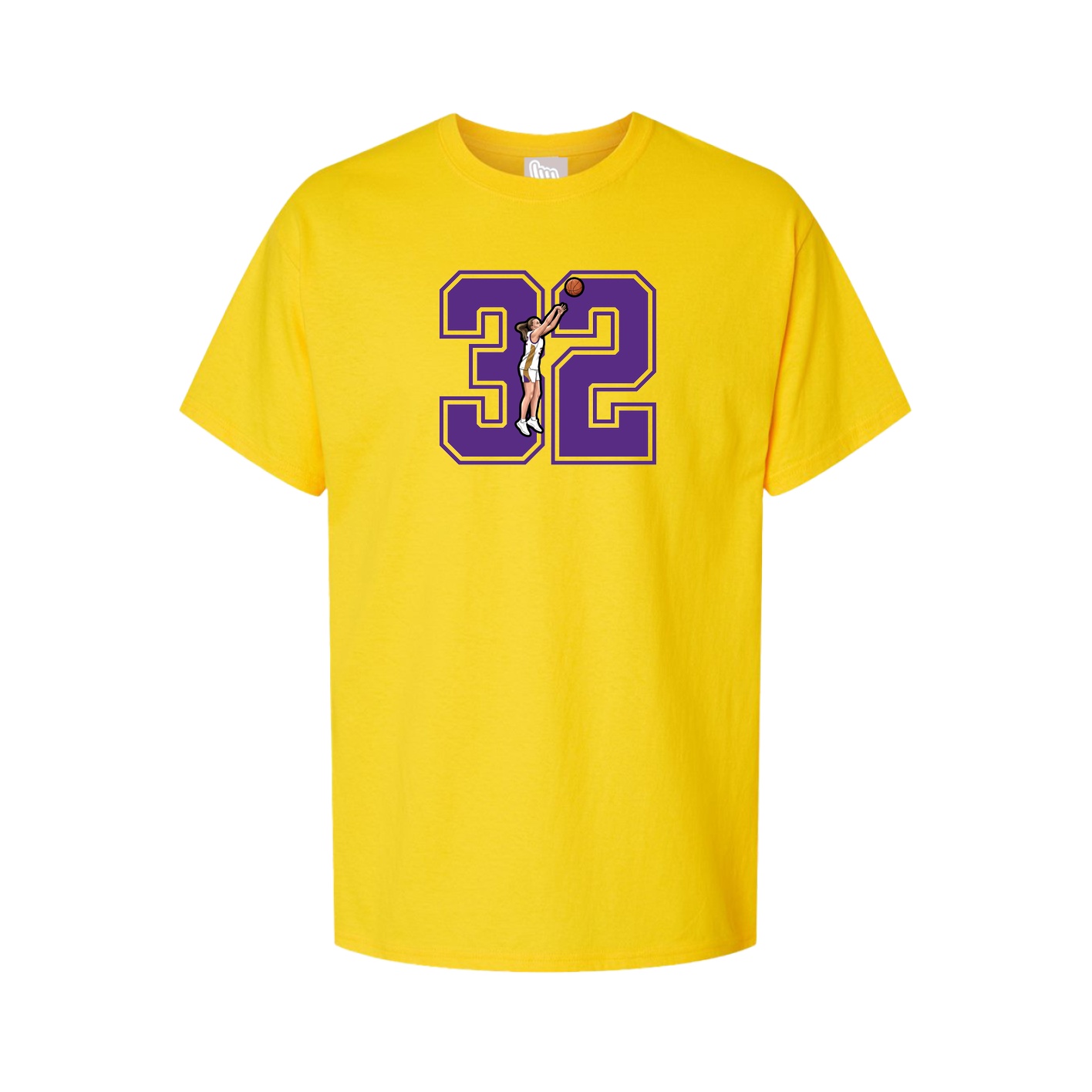 Youth Tee — Number in Gold