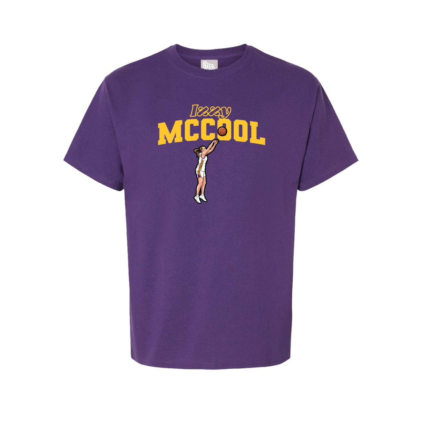 Youth Tee — Name Arch in Purple