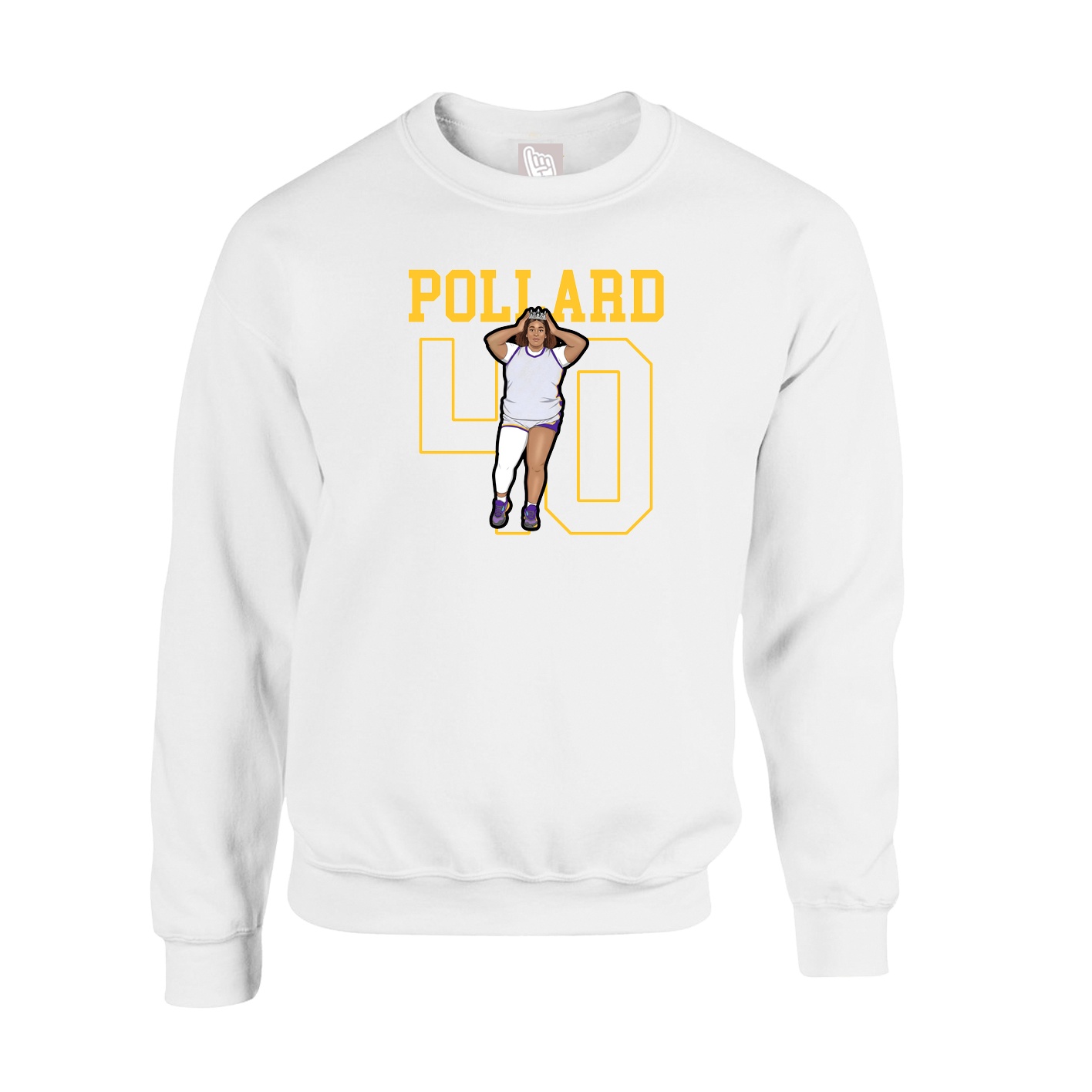 Fleece Crew — Shirsey in White