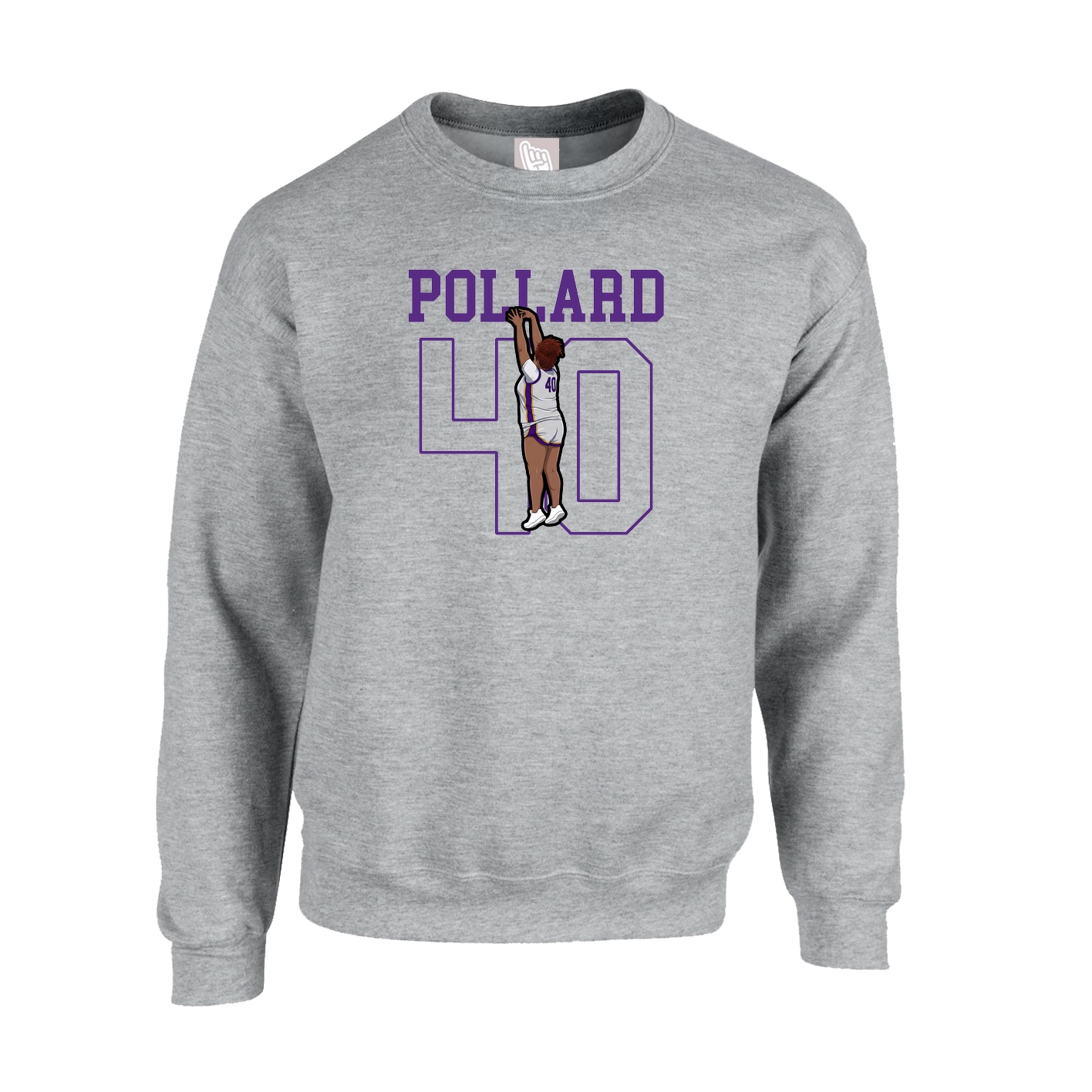 Fleece Crew — Shirsey in Grey