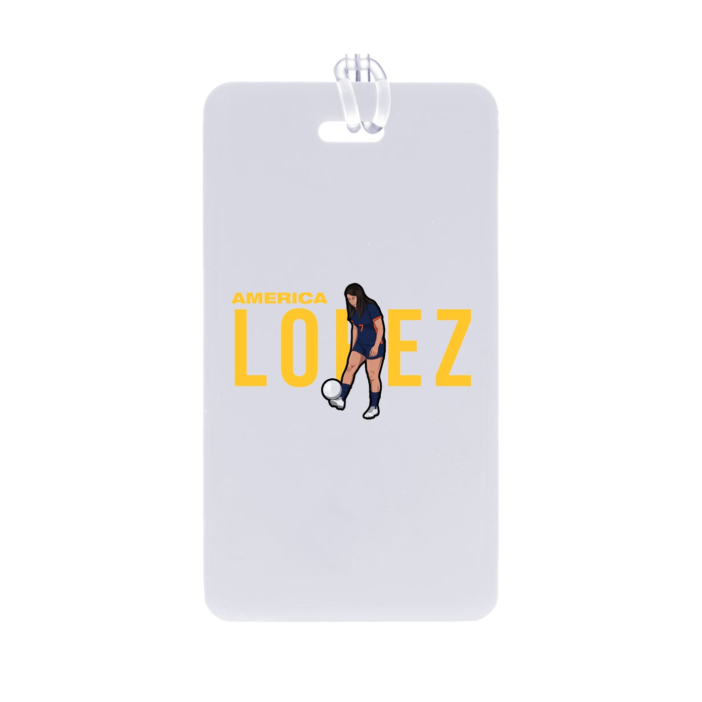 Bag Tag — Player Name in Classic