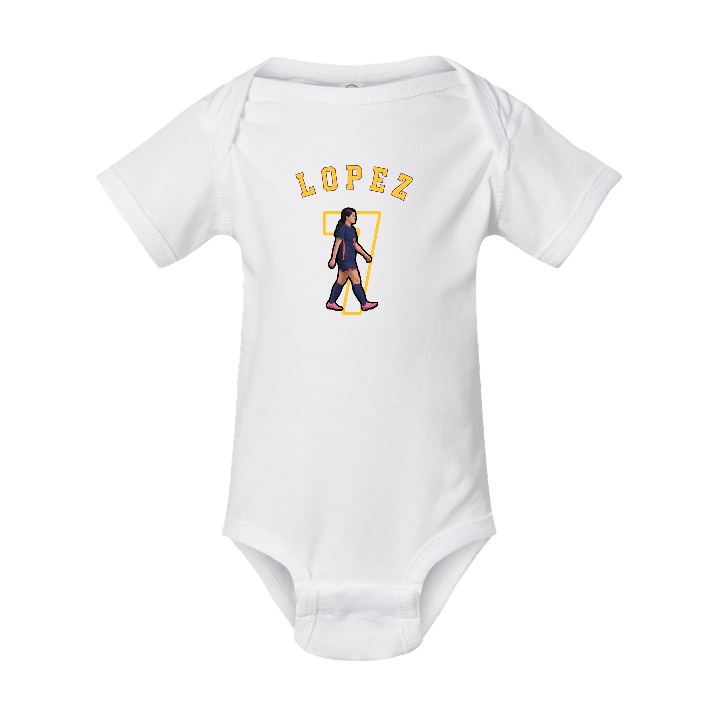 Baby Onesie — Shirsey Arch in White