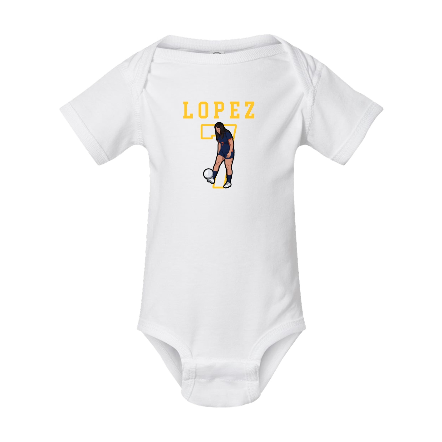 Baby Onesie — Shirsey in White