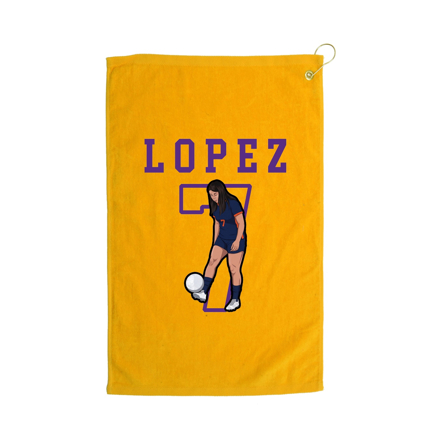 Golf Towel — Shirsey in Gold