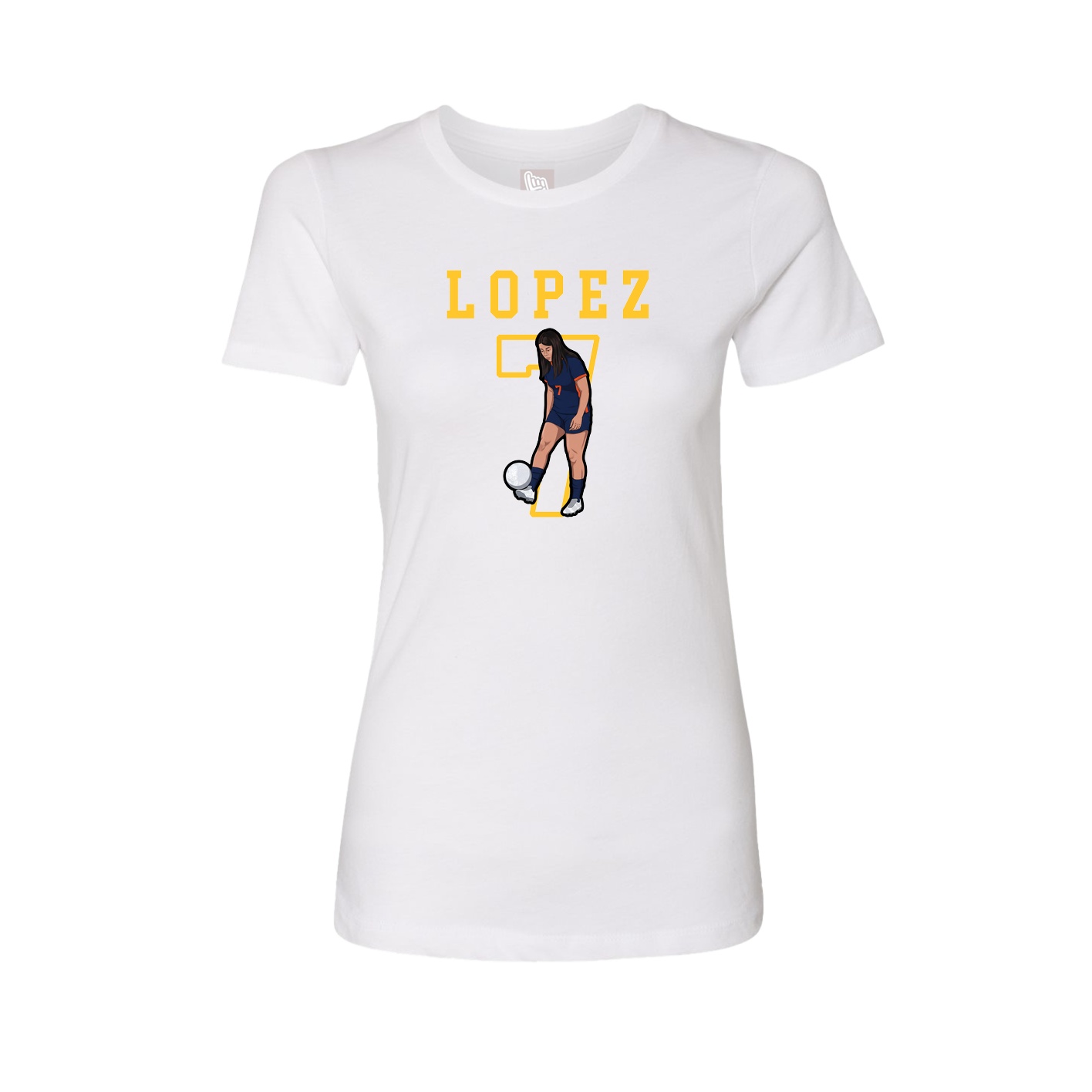 Fitted Women's Tee — Shirsey in White