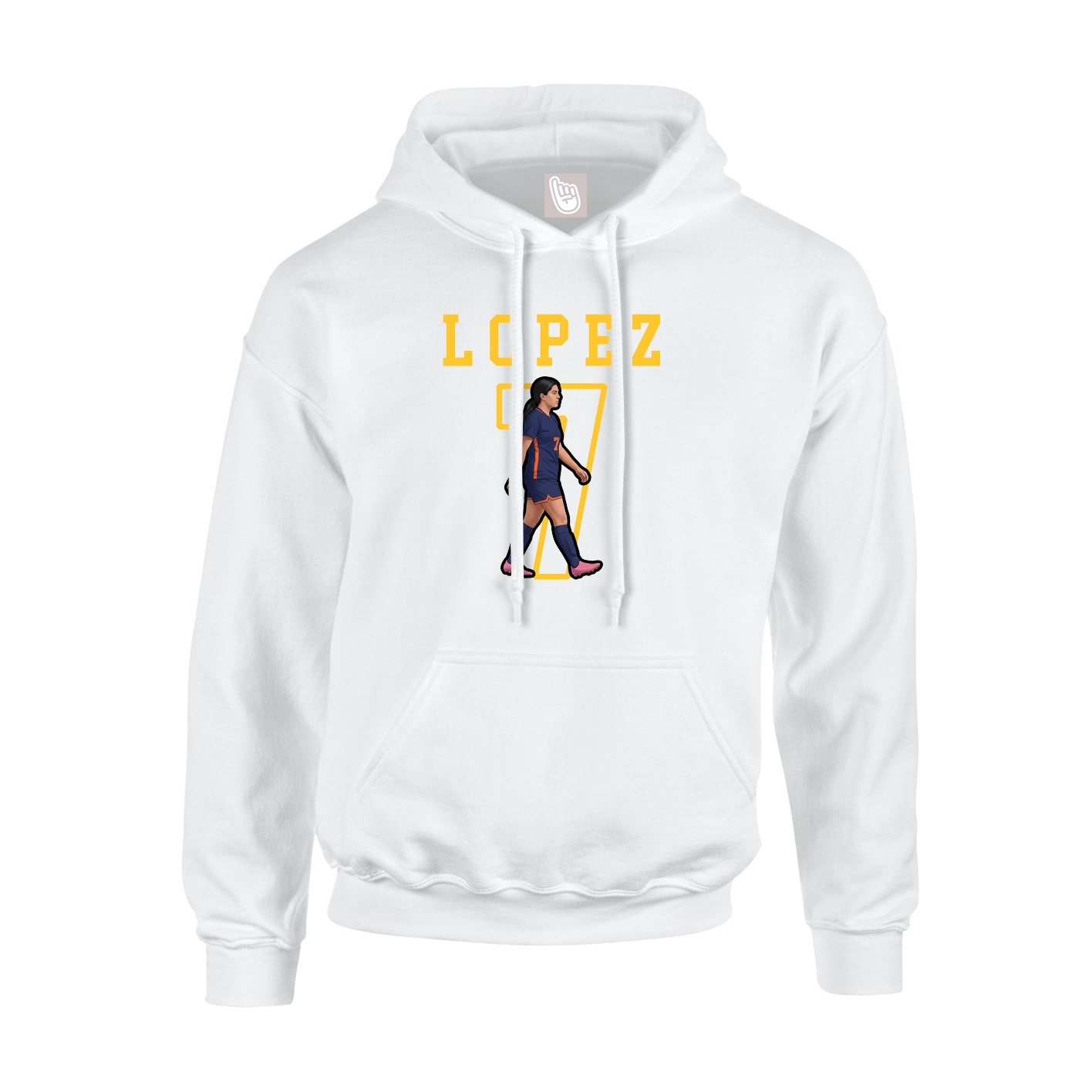 Youth Hoodie — Shirsey in White