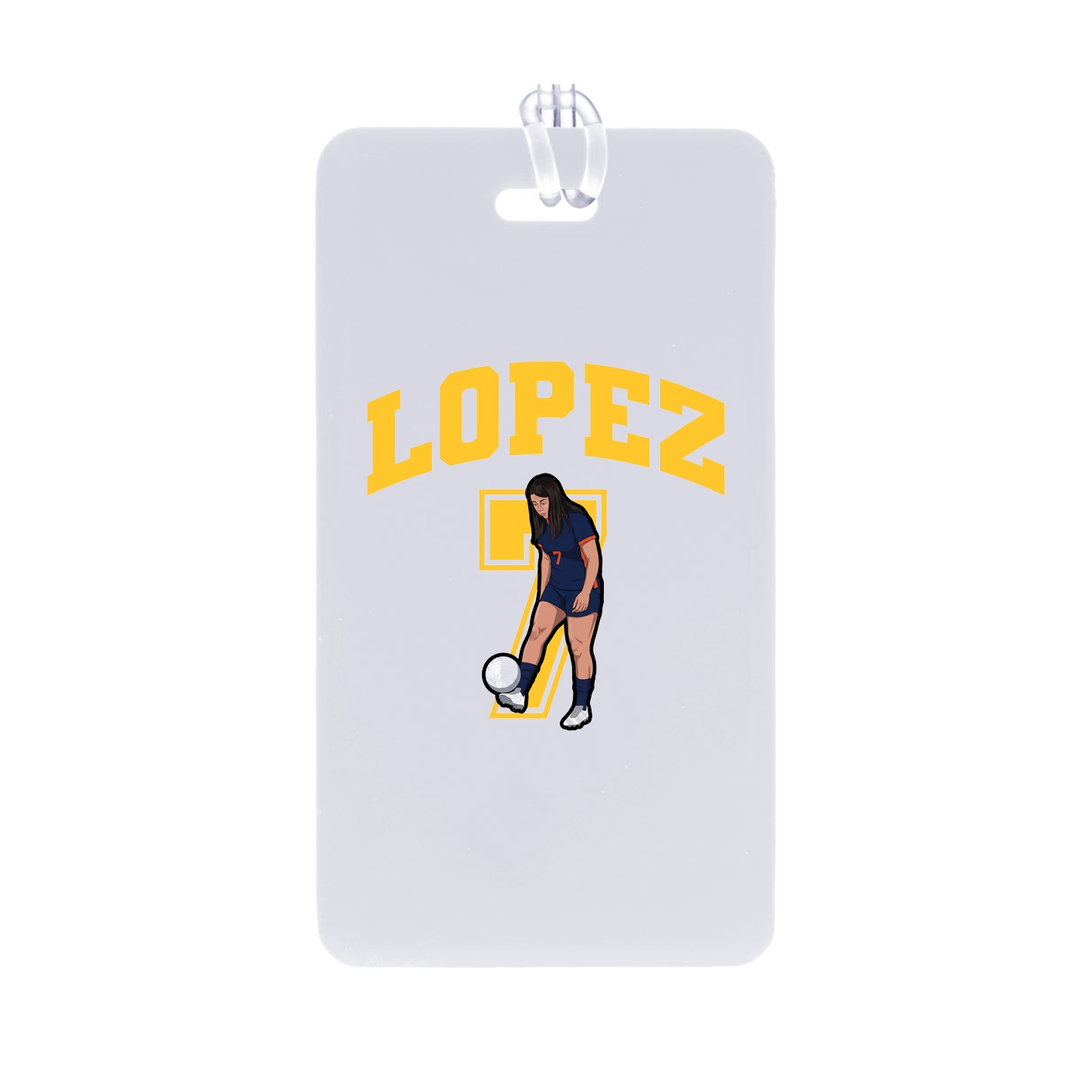Bag Tag — Number in Classic