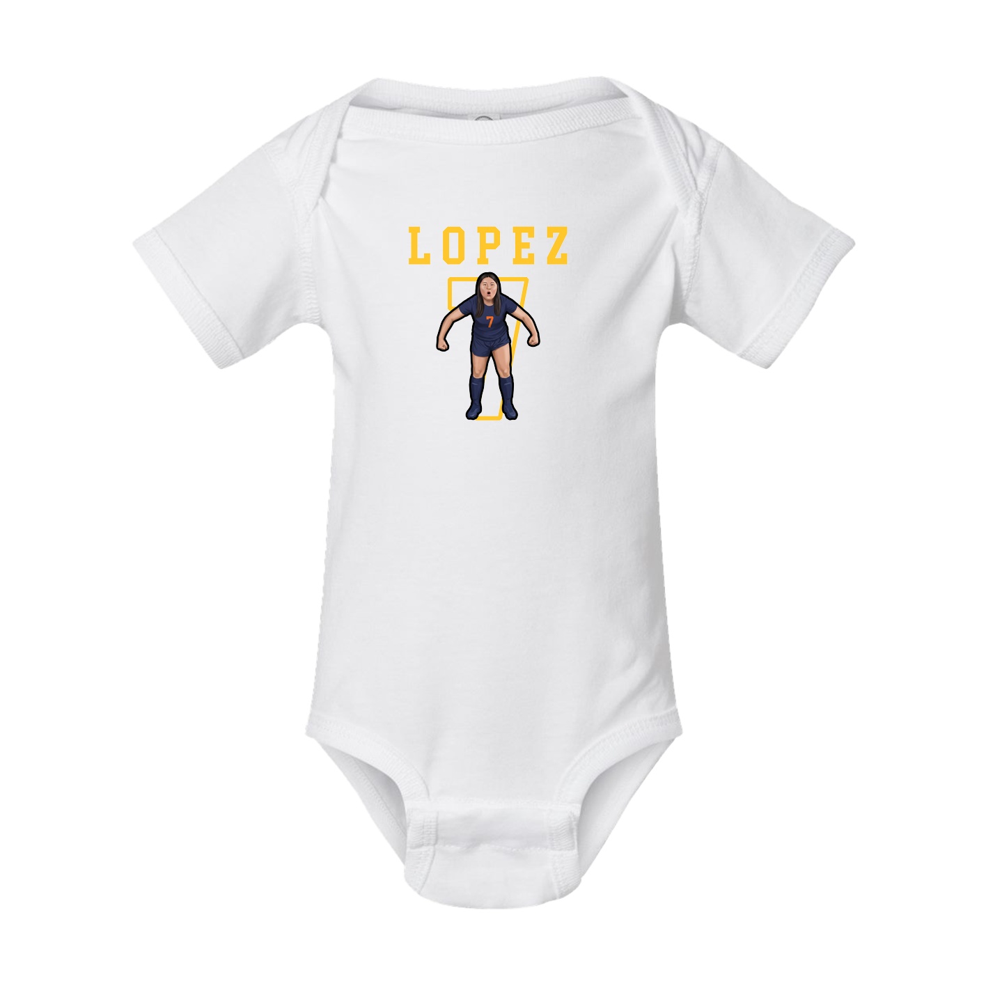 Baby Onesie — Shirsey in White