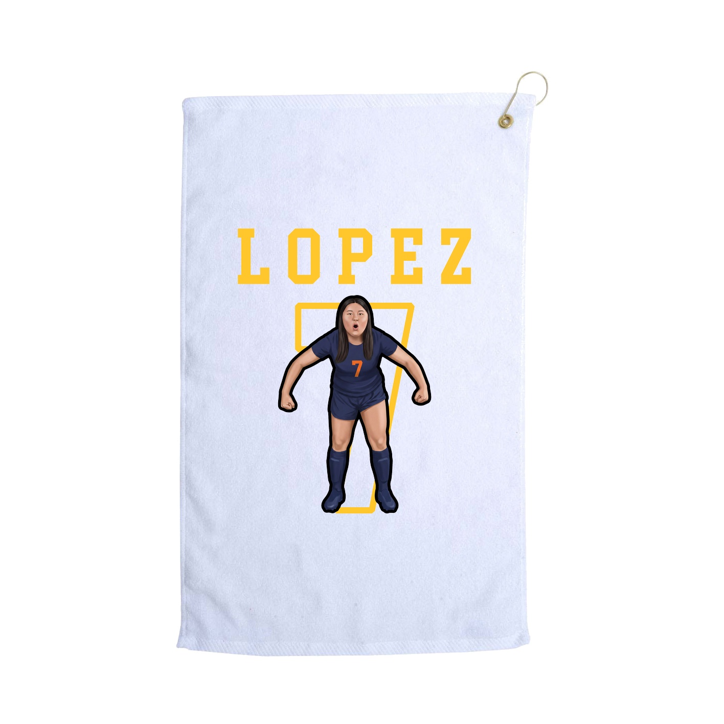 Golf Towel — Shirsey in White