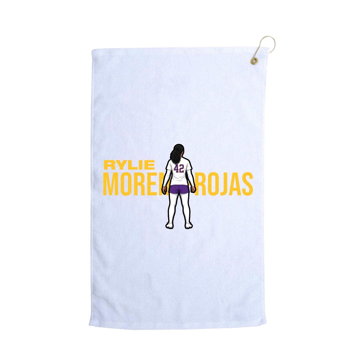 Golf Towel — Player Name in White