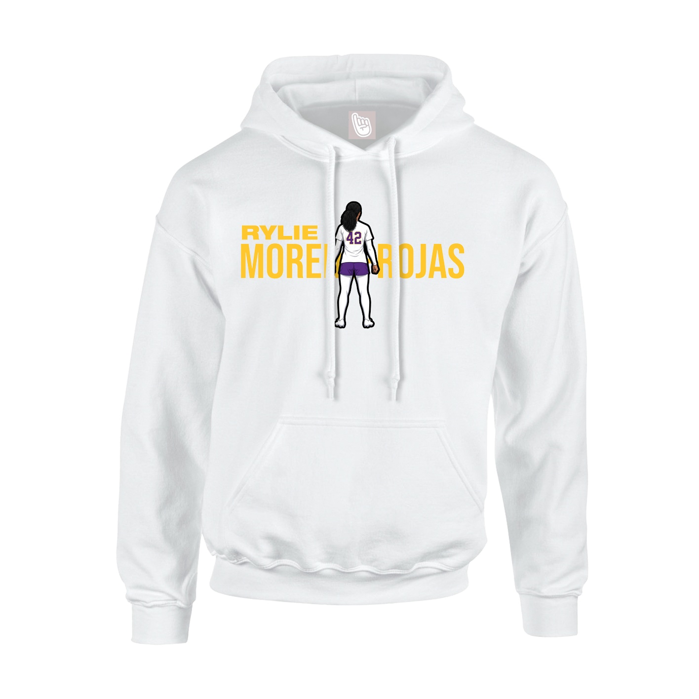 Hoodie — Player Name in White