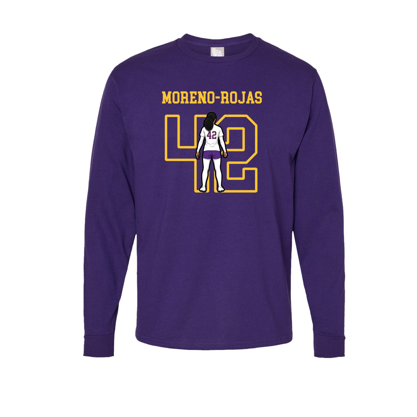Long Sleeve Tee — Shirsey in Purple