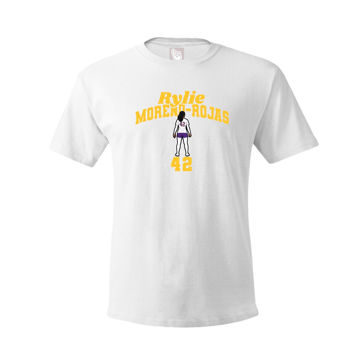 Youth Tee — Signature Arch in White