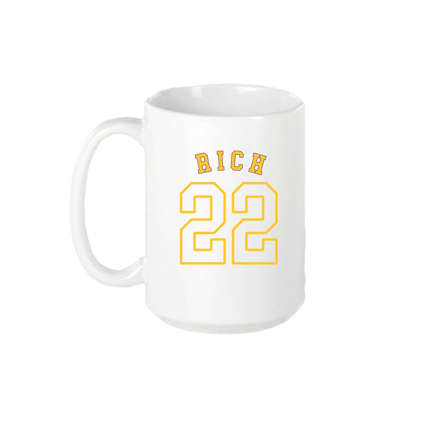 15oz Coffee Mug — Shirsey Arch in White