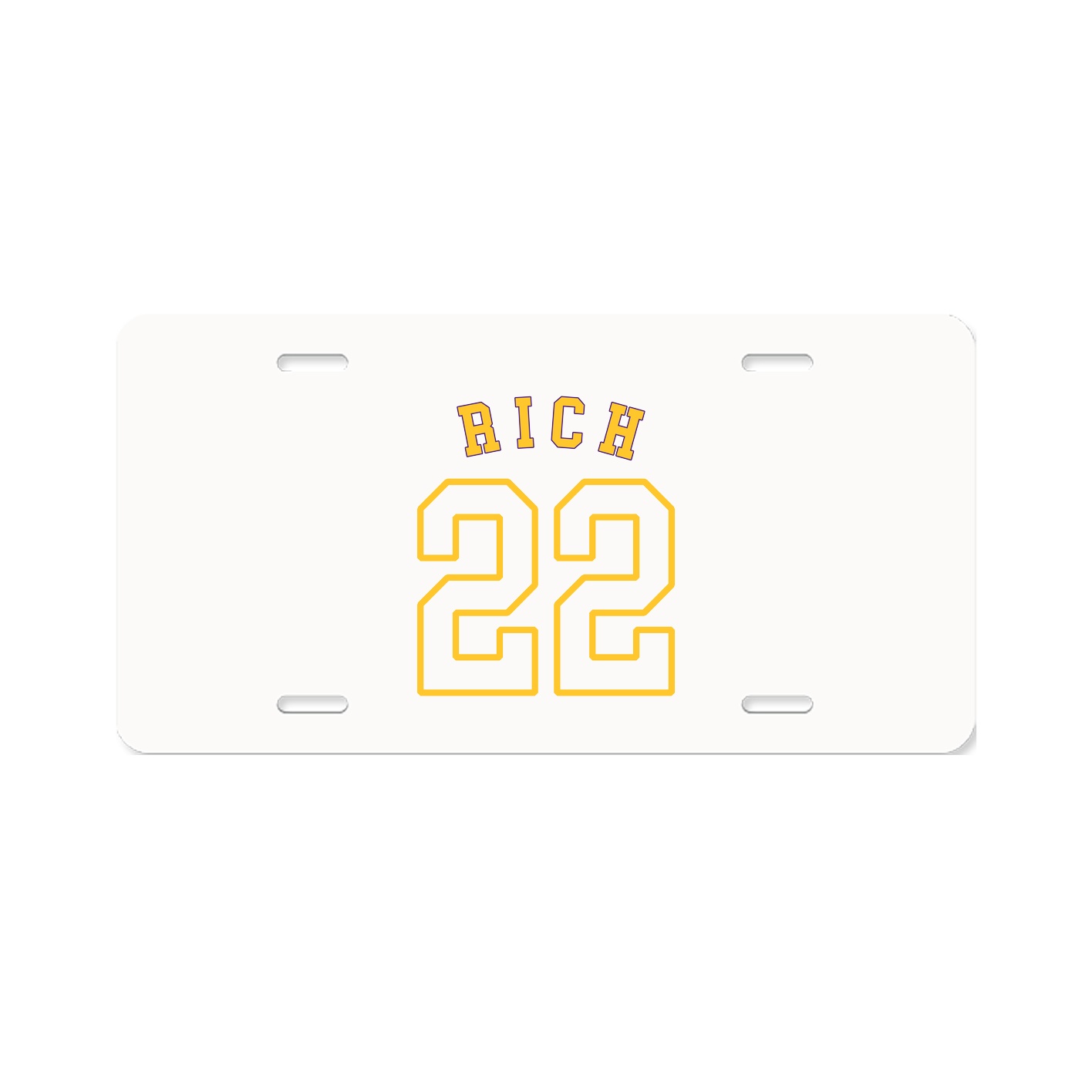 License Plate — Shirsey Arch in Classic