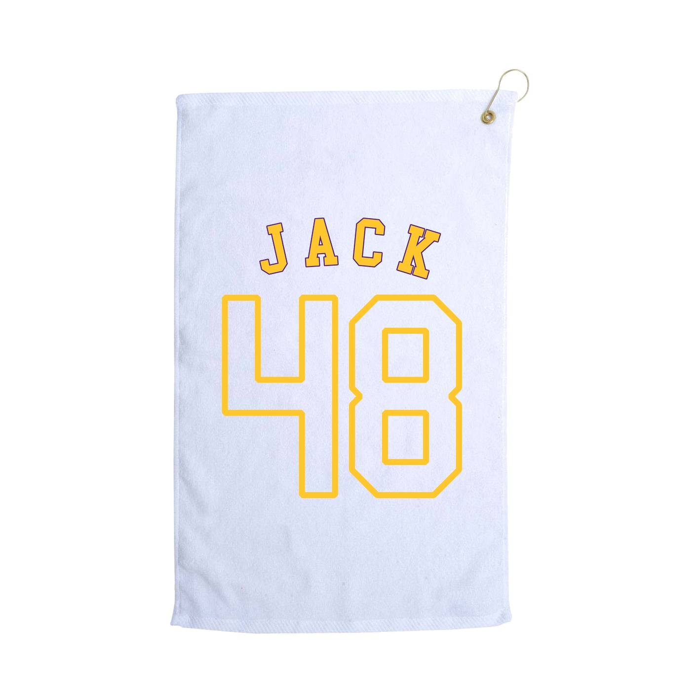 Golf Towel — Shirsey Arch in White