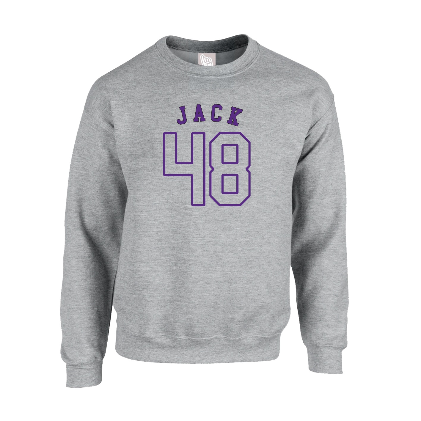 Fleece Crew — Shirsey Arch in Grey