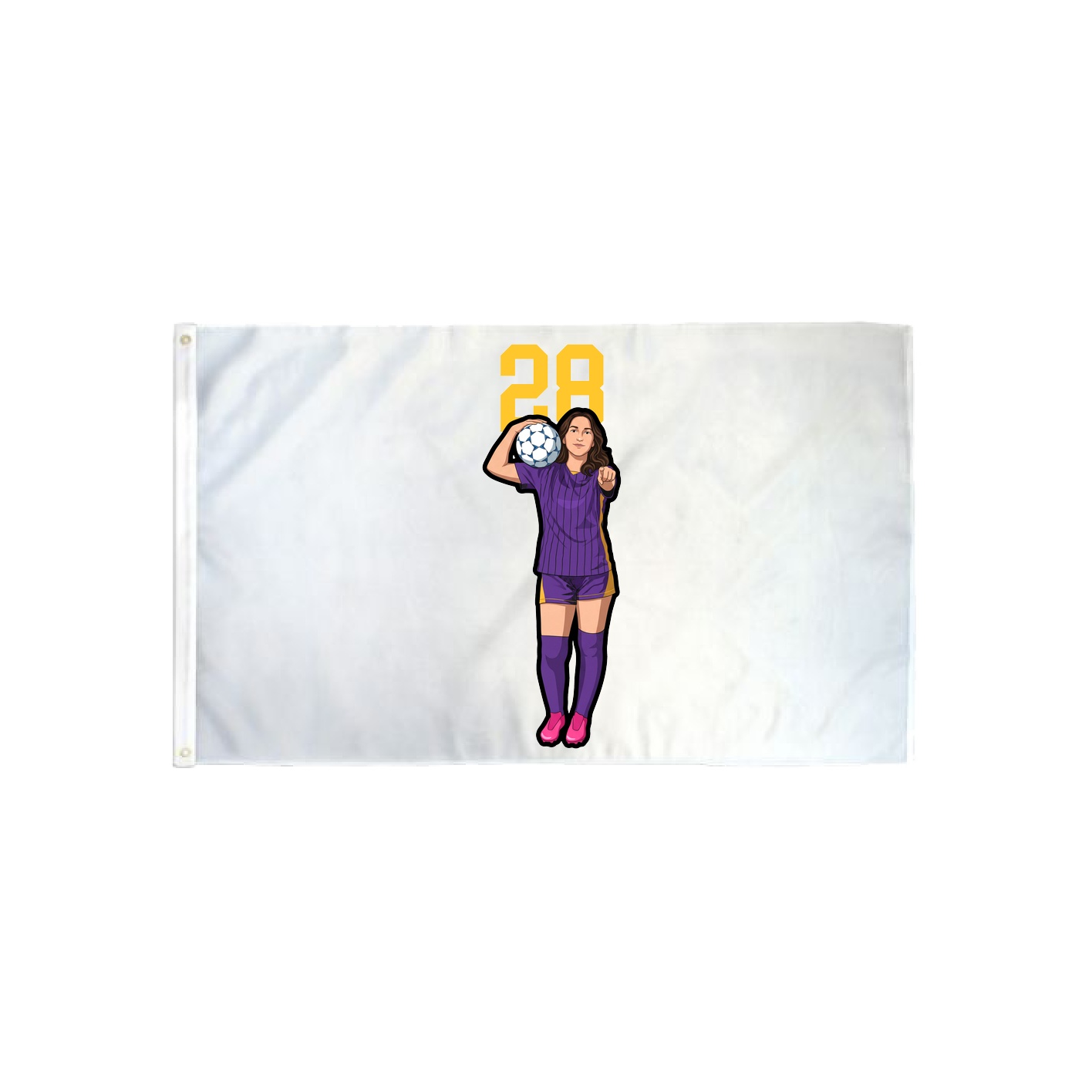 3x5 Flag — Number Top in Classic