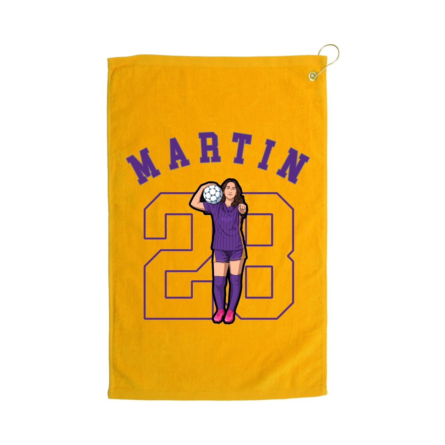 Golf Towel — Shirsey Arch in Gold