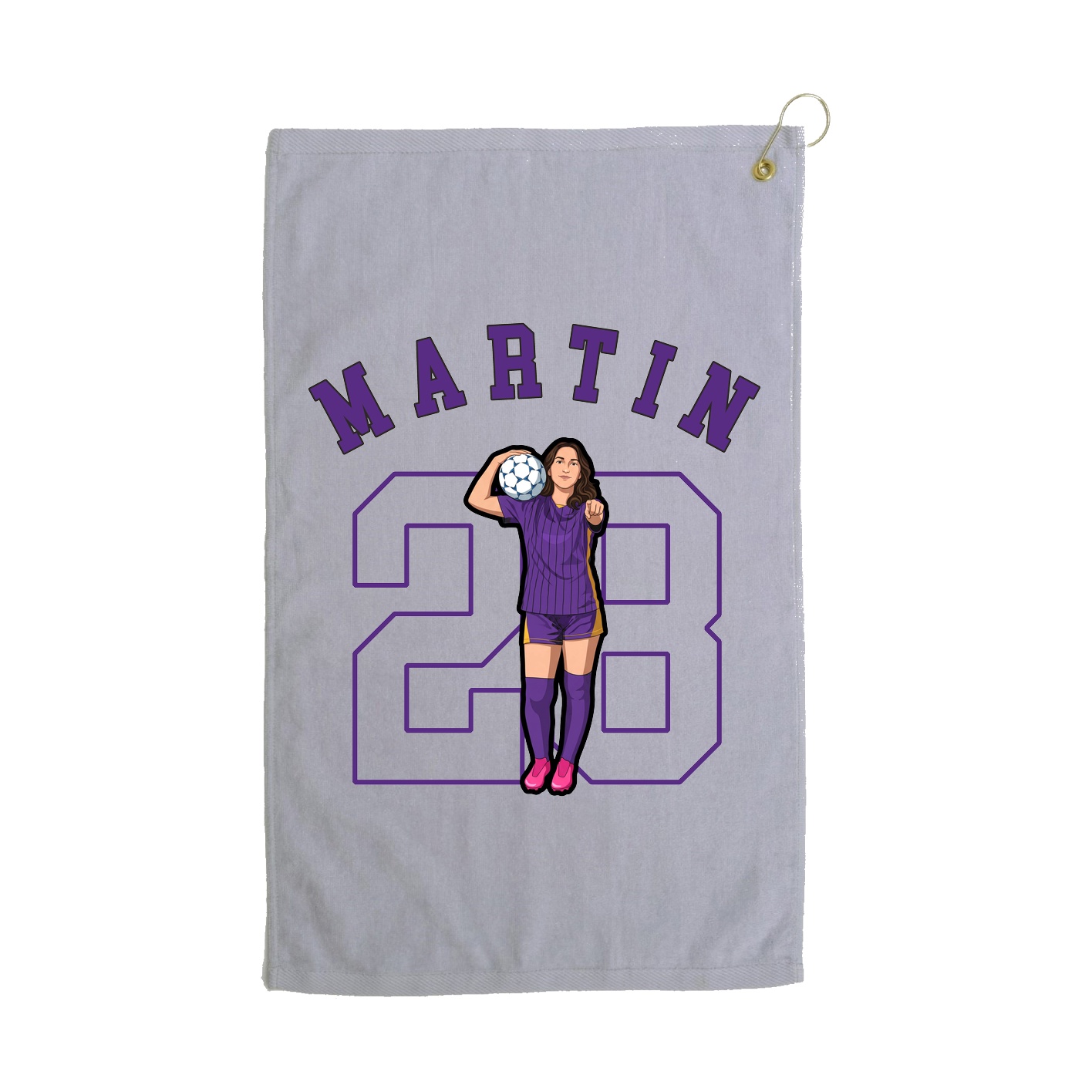 Golf Towel — Shirsey Arch in Grey