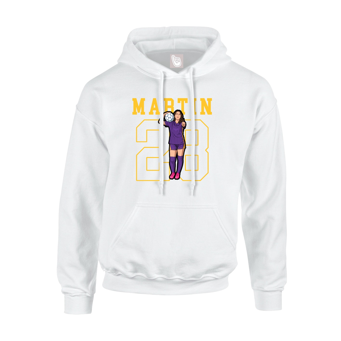 Youth Hoodie — Shirsey in White