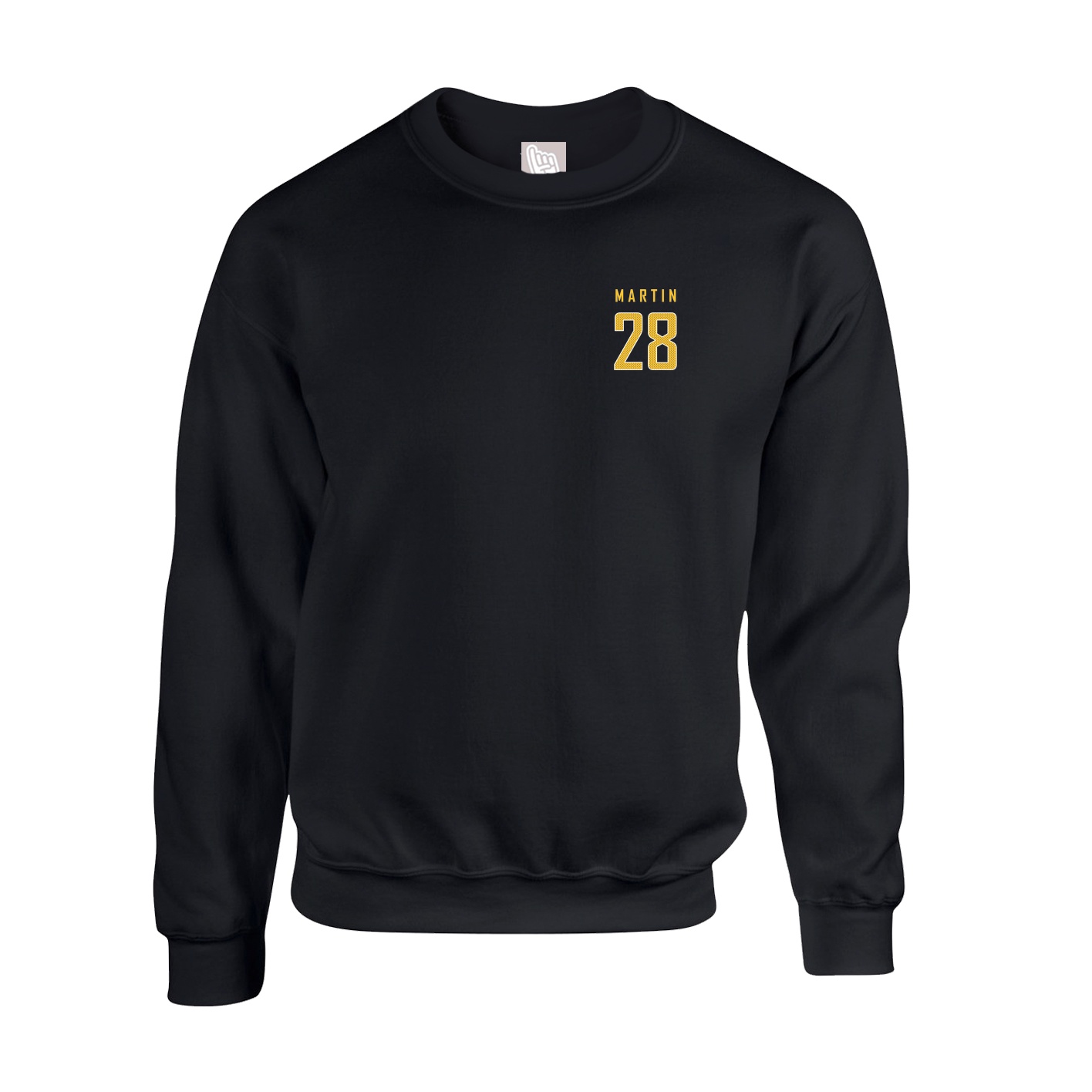 Fleece Crew — Mesh Shirsey in Black
