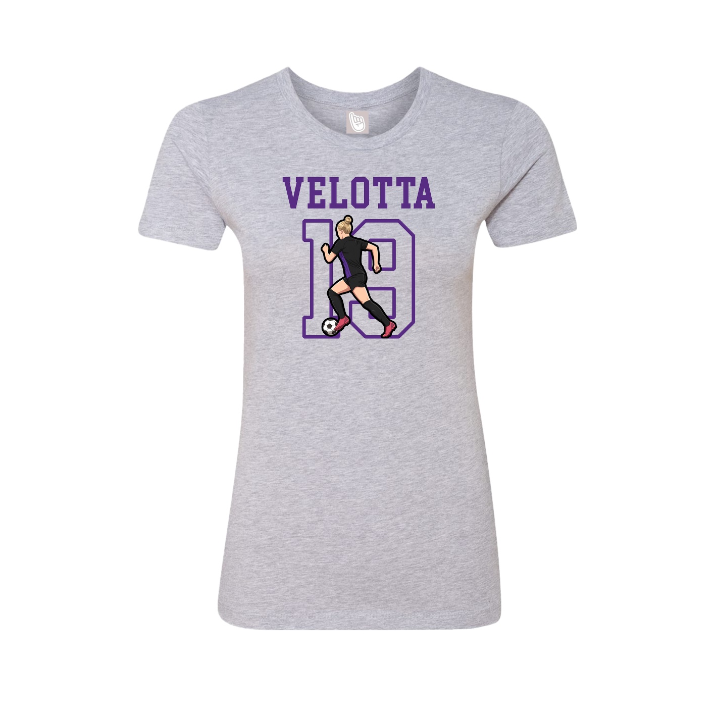 Fitted Women's Tee — Shirsey in Grey