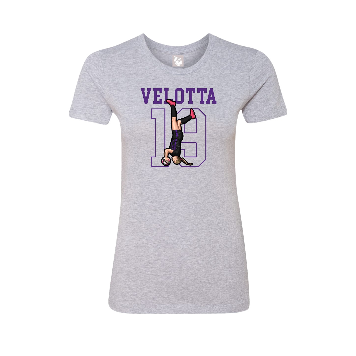 Fitted Women's Tee — Shirsey in Grey