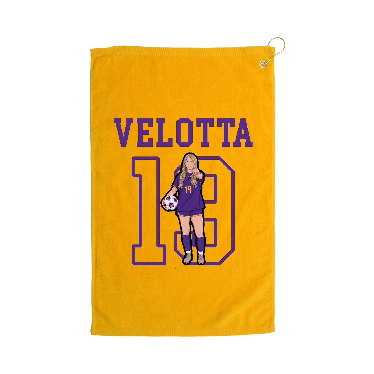 Golf Towel — Shirsey in Gold