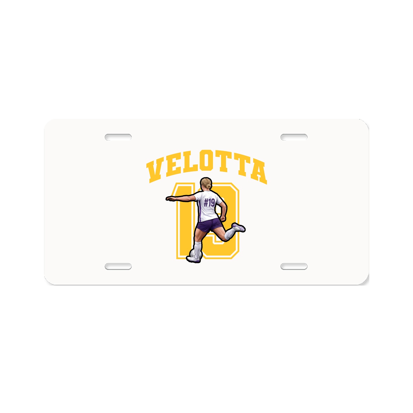 License Plate — Number in Classic