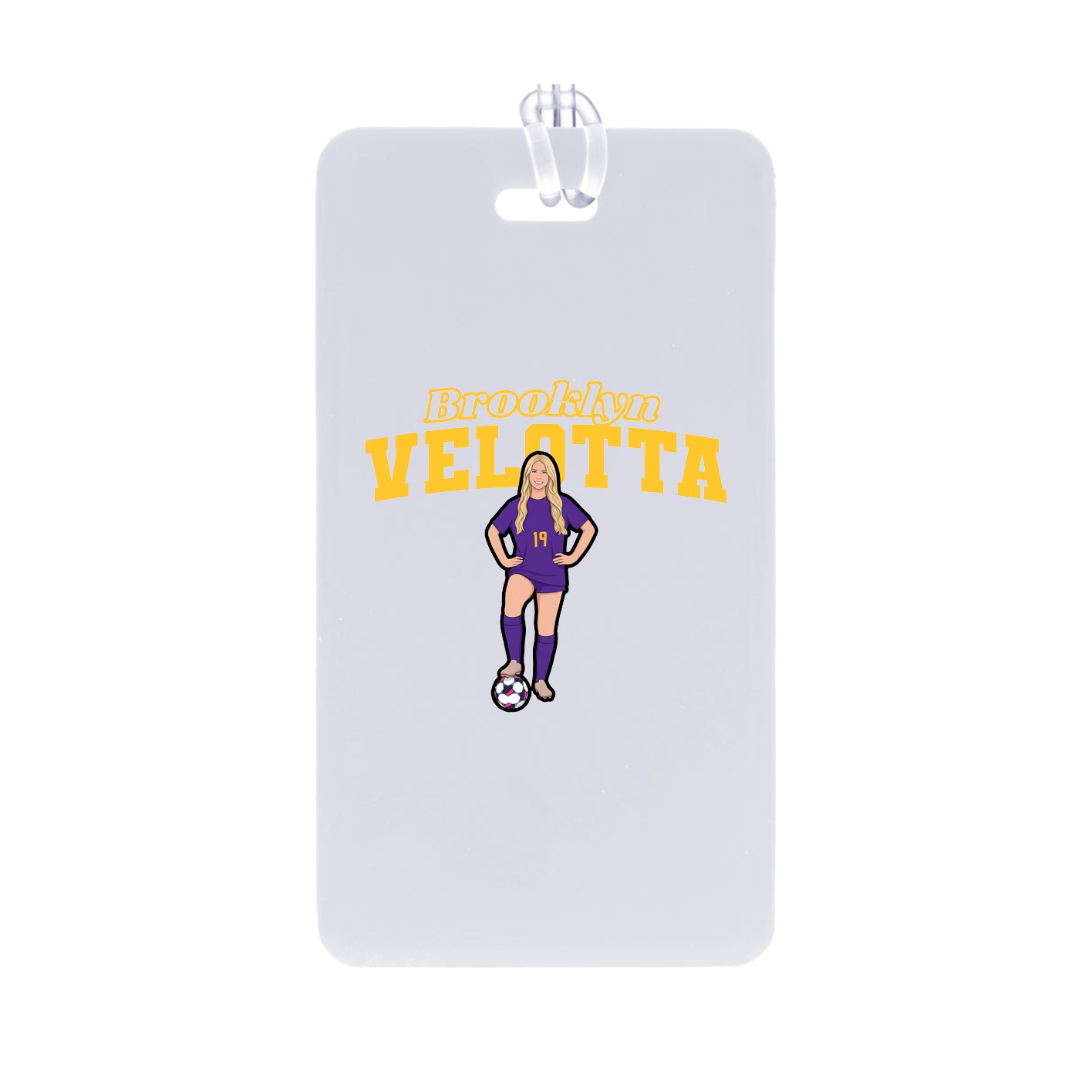 Bag Tag — Name Arch in Classic