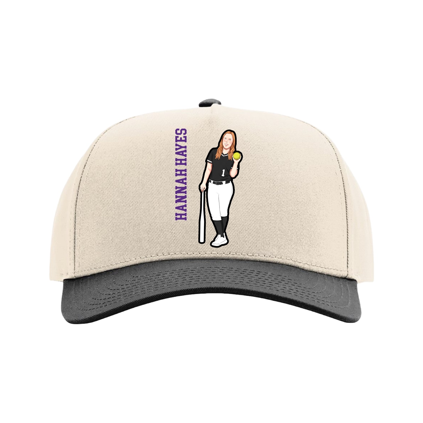 Full Fabric Five-Panel Champ Cap